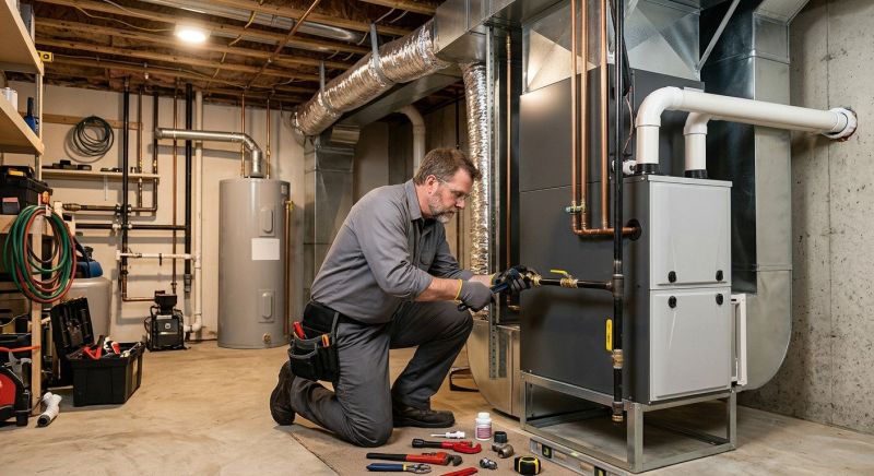 Gas Heater Installation project example